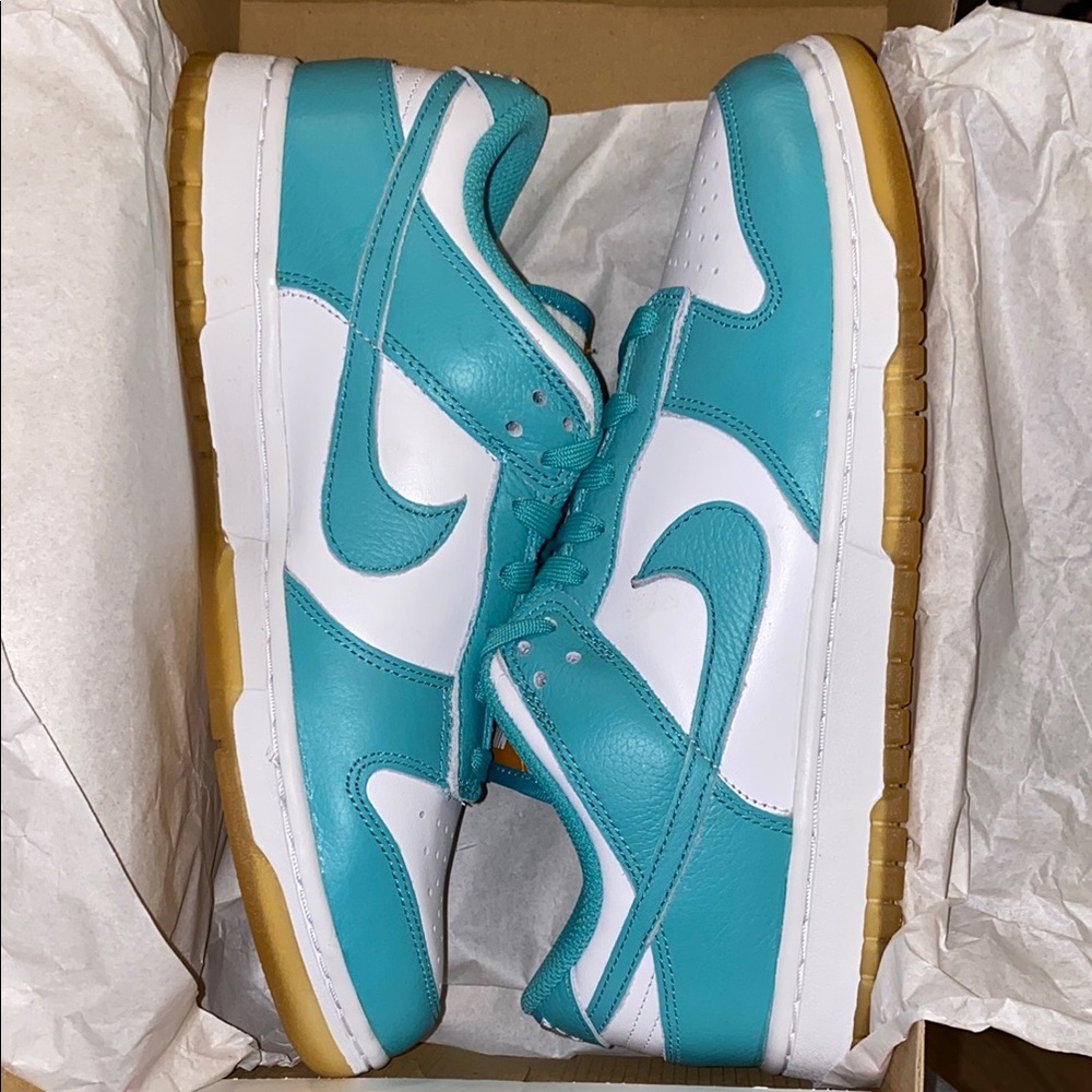Nike Turquoise and White Sneakers